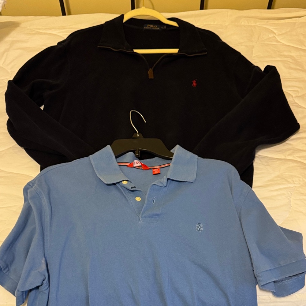 Polo by Ralph Lauren Black Pullover with Red Logo